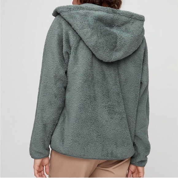 Tna Sz XXS The Teddy Zip-Up from Aritzia in Sage Green - Picture 4 of 15